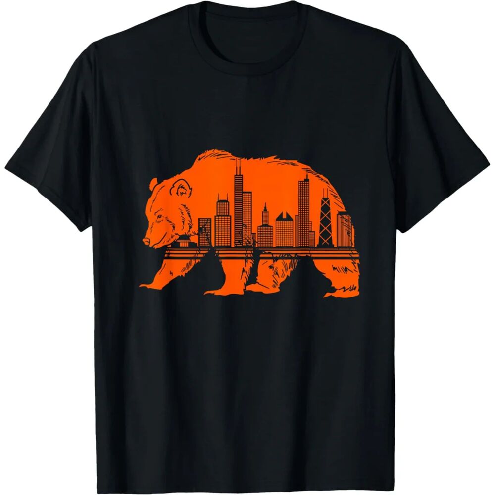 Chicago Bear city skyline tee